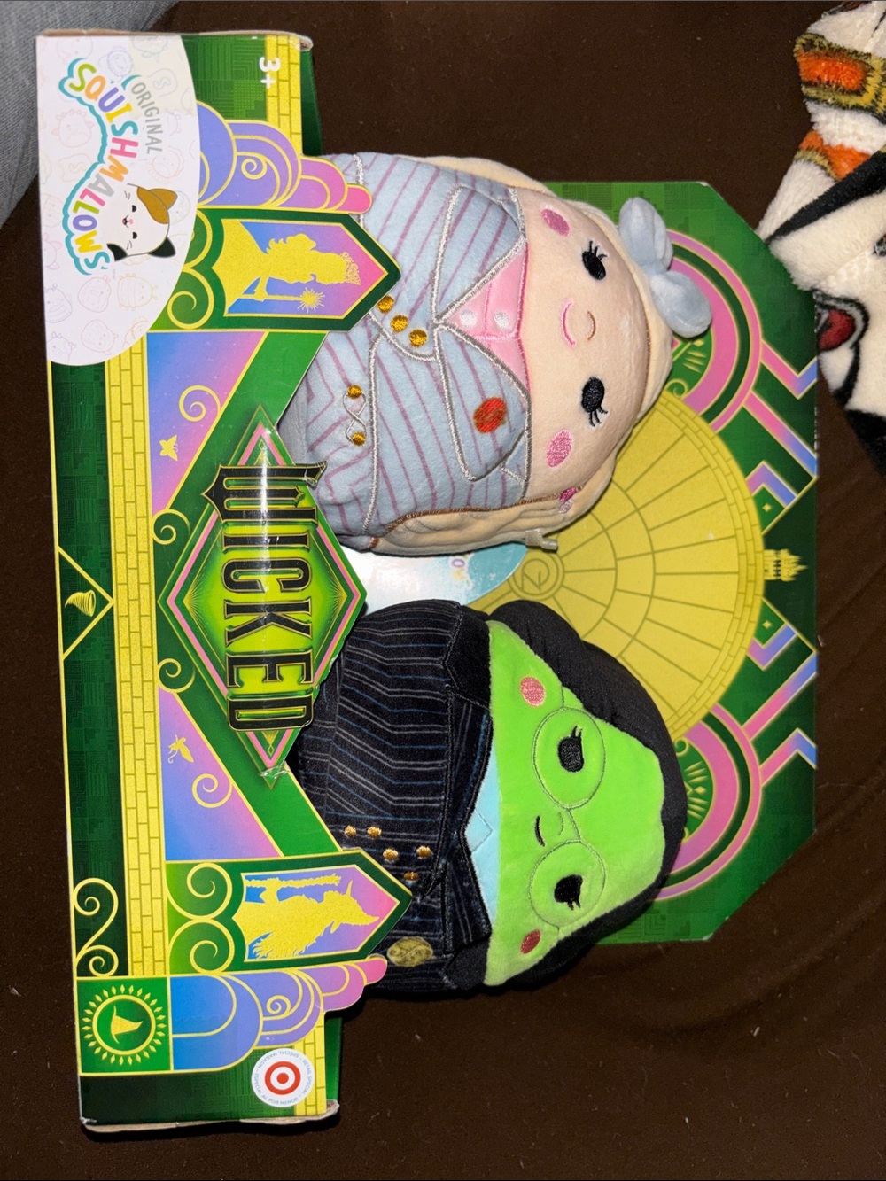 Squishmallows Wicked Duo Plush Set - Green & Cream